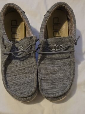 Hey Dude Kids Slip-On Loafers in Linen Stone 3Y